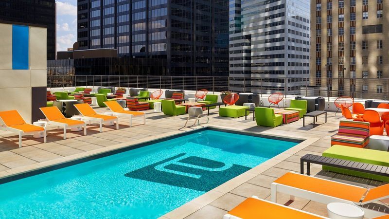 Aloft Houston Downtown Hotel Bagian luar foto