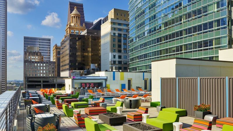 Aloft Houston Downtown Hotel Bagian luar foto