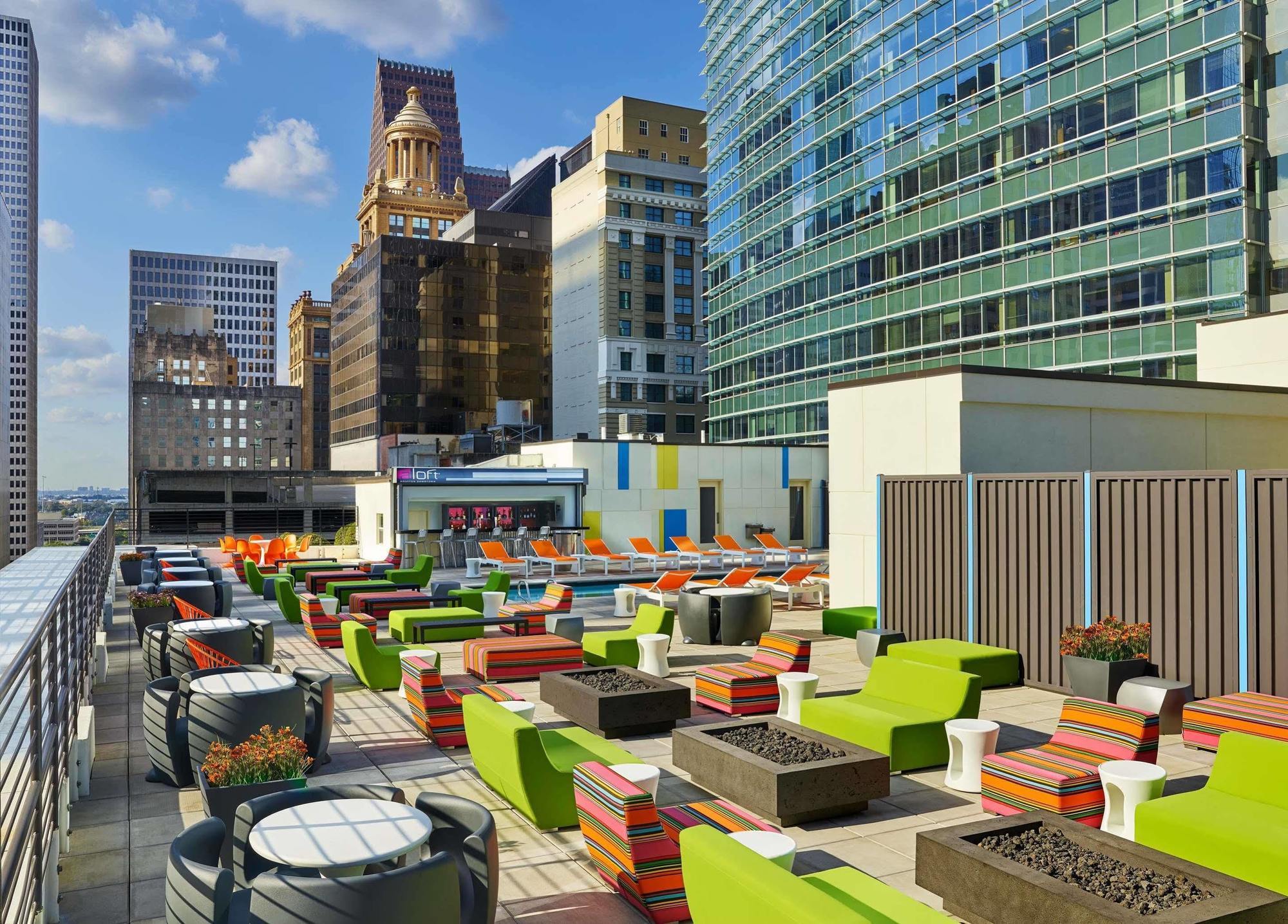 Aloft Houston Downtown Hotel Bagian luar foto
